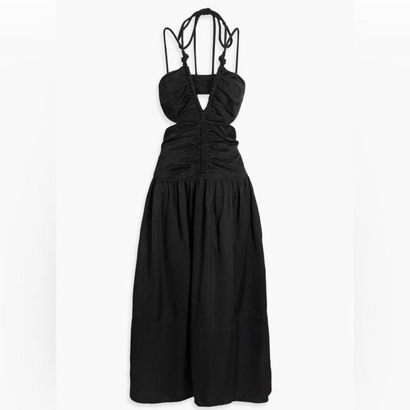 Proenza Schouler Ruched Cut-Out Maxi Dress - Picture 4 of 7